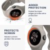 Kwmobile szíj Google Pixel Watch 2/Pixel órához, szürke, szilikon, KWM000025GT002C