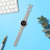 Kwmobile szíj Google Pixel Watch 2/Pixel órához, szürke, szilikon, KWM000025GT002C