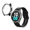 2 db Kwmobile tok készlet Samsung Galaxy Watch 5 készülékhez, átlátszó/fekete, műanyag, KWM000024ZL002C