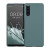 Kwmobile tok Sony Xperia 10 IV telefonhoz, szilikon, zöld, 57800.207