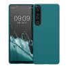 Kwmobile tok Sony Xperia 1 IV telefonhoz, szilikon, zöld, 58661.57