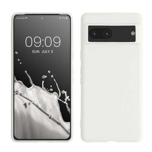 kwmobile tok Google Pixel 7 telefonhoz, szilikon, fehér, 59399.48