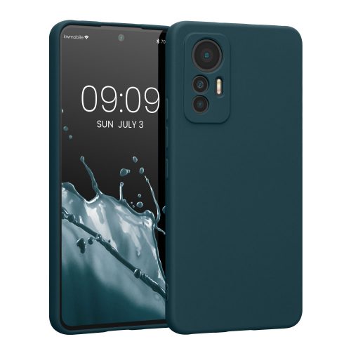 Kwmobile tok Xiaomi 12 Lite telefonhoz, szilikon, zöld, 59405.57