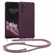 Kwmobile tok OPPO A16/A16s-hoz, szilikon, lila, 59410.187