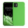 kwmobile tok Apple iPhone 11, szilikon, zöld, 50791.44