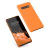 kwmobile tok Samsung Galaxy S10 Plus, szilikon, narancssárga, 49028.150