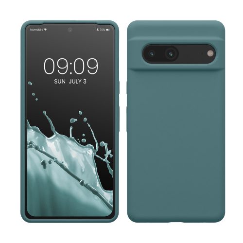 kwmobile tok Google Pixel 7 telefonhoz, szilikon, zöld, 59451.207