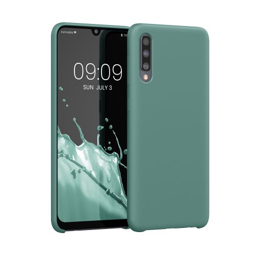 kwmobile burkolat Samsung Galaxy A50, szilikon, zöld, 48715.207