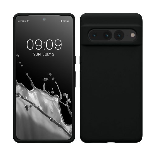 kwmobile tok Google Pixel 7 Pro telefonhoz, szilikon, fekete, 59452.01