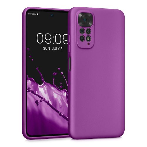 Kwmobile tok Xiaomi Redmi Note 11/Redmi Note 11s telefonhoz, szilikon, lila, 58651.240