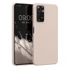 Kwmobile tok Xiaomi Redmi Note 11 Pro/Redmi Note 11 Pro 5G telefonhoz, szilikon, krémszínű, 57373.225