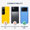 kwmobile tok Xiaomi Poco M4 Pro-hoz, fa, barna/fekete, 59498.01