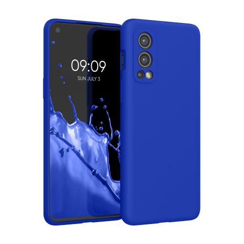 kwmobile tok OnePlus Nord 2 5G telefonhoz, szilikon, kék, 56070.134