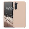 Kwmobile tok OnePlus Nordhoz, szilikon, krémszínű, 51871.225