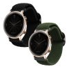 2 db szíj készlet: Huawei Watch GT 3 (42mm)/Watch GT 2 (42mm)/Watch 2, Kwmobile, fekete/zöld, nylon, 59533.01