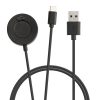 USB töltőkábel Garmin Venu 2/Venu Sq Music/Venu Sq készülékekhez, Kwmobile, fekete, műanyag, 59530.01