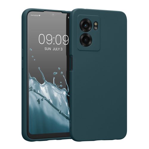 kwmobile tok Realme Narzo 50 5G, szilikon, kék, 59618.57