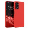 Kwmobile tok Xiaomi Redmi Note 11 Pro/Redmi Note 11 Pro 5G telefonhoz, szilícium, piros, 57373.09