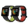 2 db kwmobile szíj készlet Xiaomi Mi Watch Lite/Redmi karórához, szilikon, fekete/többszínű, 54831.08