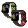 2 db kwmobile szíj készlet Xiaomi Mi Watch Lite/Redmi karórához, szilikon, fekete/többszínű, 54831.08