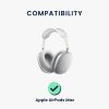 db kwmobile fülpárna Apple Airpods Maxhez, Eco-bőr, fekete, 55895.01