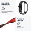 2 db kwmobile szíj készlet Xiaomi Mi Smart Band 6/Mi Band 6/Band 5 készülékhez, szilikon, szürke/piros, 59792.01