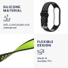 db kwmobile szíj készlet Xiaomi Mi Smart Band 6/Mi Band 6/Band 5 készülékhez, szilikon, szürke/zöld, 59792.02