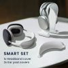 2 db kwmobile burkolat Apple Airpods Maxhez, szilikon, fekete, 59790.02