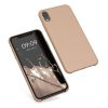 kwmobile tok Apple iPhone XR, szilikon, barna, 45910.246