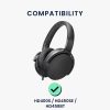 db kwmobile fülpárna Sennheiser HD400S/HD450SE/HD458BT, Eco-bőr, fekete, 59843.01