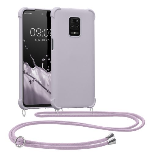 Lökhárító kwmobile Xiaomi Redmi Note 9S/Redmi 9 Pro/Redmi 9 Pro Max készülékhez, szilícium, lila, 53149.192