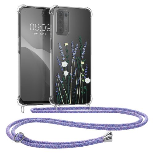 Kwmobile lökhárító OPPO A74 5G/A54 5G, szilikon, többszínű/átlátszó, 59059.03