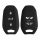 kwmobile autókulcs fedél Opel 3 gombokhoz - Keyless Go, szilikon, fekete/fehér, 56976.02