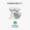 Kwmobile porvédő KitchenAid 4,3 - 4,8 l, szürke, textil, 59987.01