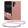 Kwmobile lökhárító Huawei P30 Pro-hoz, szilikon, rózsaszín, 60035.154