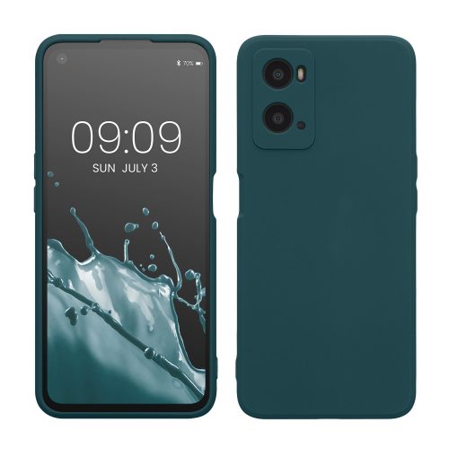 kwmobile fedél OPPO A76-hoz, szilikon, kék, 59147.57