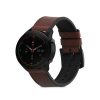 kwmobile szíj Xiaomi Mi Watch/Mi Watch Color Sporthoz, természetes bőr, barna/fekete, 60119.18