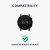 kwmobile szíj Xiaomi Mi Watch/Mi Watch Color Sporthoz, természetes bőr, barna/fekete, 60119.18