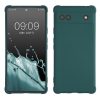 kwmobile tok Google Pixel 6a telefonhoz, szilikon, zöld, 60163.57