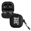 kwmobile tok Samsung Galaxy Buds 2 Pro/Galaxy Buds 2/Galaxy Buds Live telefonhoz, szilikon, fekete/fehér, 58155.02