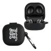 kwmobile tok Samsung Galaxy Buds 2 Pro/Galaxy Buds 2/Galaxy Buds Live telefonhoz, szilikon, fekete/fehér, 58155.02