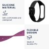 db kwmobile szíj készlet Samsung Galaxy Fit 2 telefonhoz, szilikon, fekete/lila, 53962.16