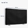 Kwmobile 43" TV borító, fekete, textil, 60191.01