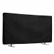 Kwmobile 65" TV borító, fekete, textil, 60190.01