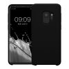 kwmobile tok Samsung Galaxy S9, szilikon, fekete, 44182.01