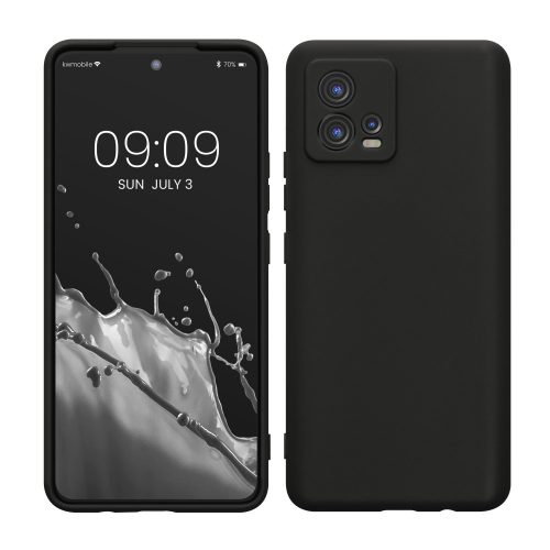 kwmobile tok Motorola Moto G72, szilikon, fekete, 60342.47