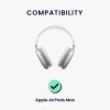 2 db kwmobile burkolat Apple Airpods Maxhez, szilikon, kék, 59582.17