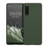 kwmobile borító Sony Xperia 10 IV telefonhoz, szilikon, zöld, 57800.118