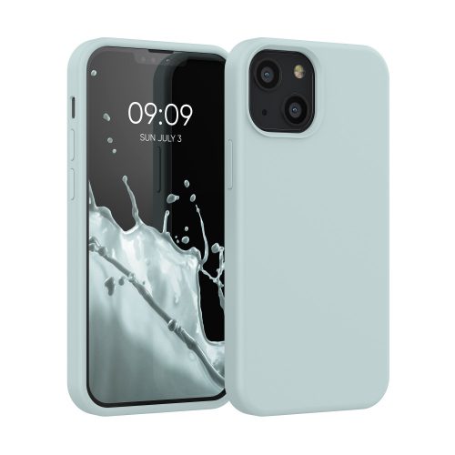 kwmobile tok Apple iPhone 13 Minihez, szilikon, zöld, 55877.200