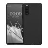 kwmobile tok Sony Xperia 10 IV telefonhoz, szilikon, fekete, 57800.47